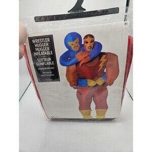 Wrestler Hugger, Mugger, Inflatable Morph Halloween Costume Adult One Size -NEW